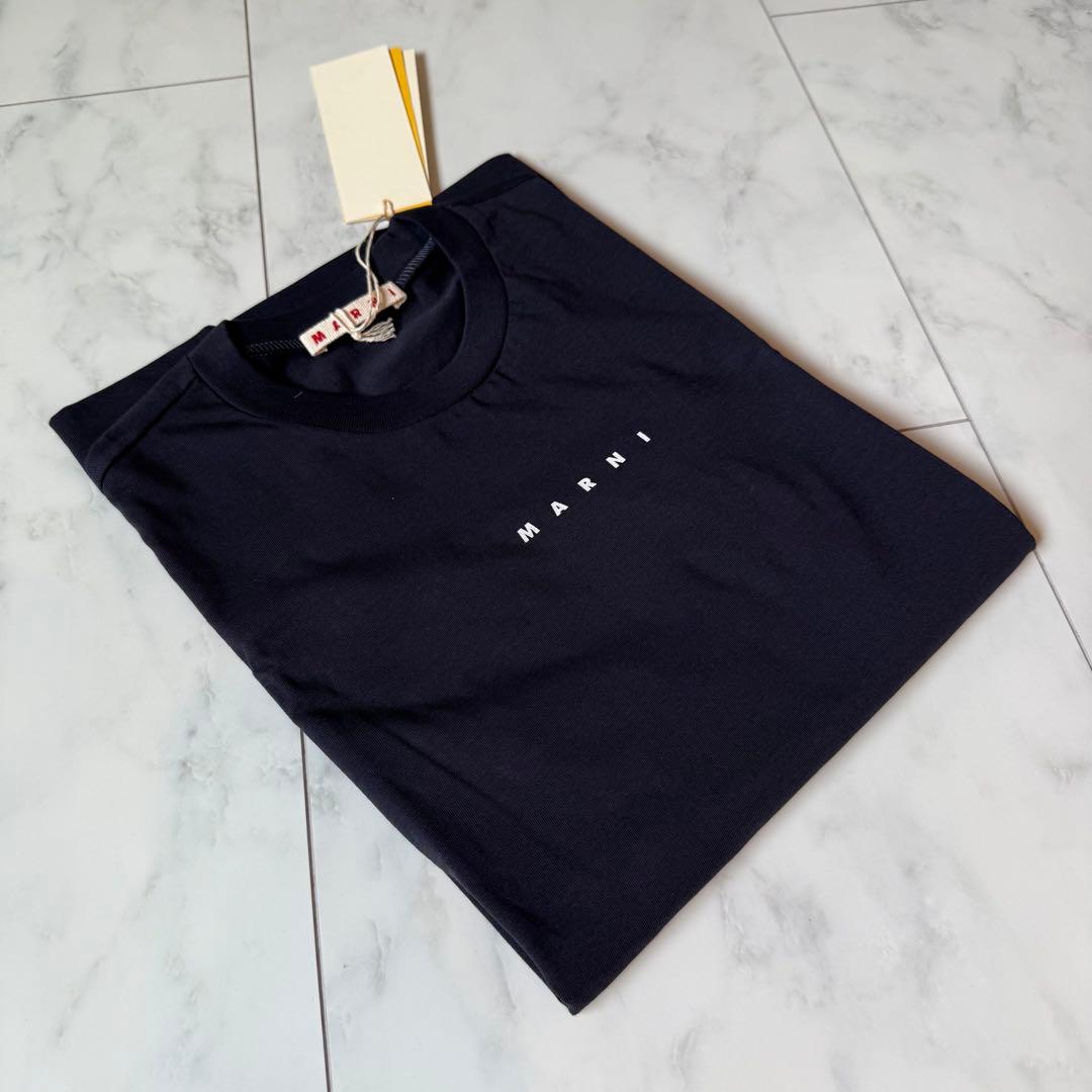 新品　MARNI マル二　大人もOK ロゴTシャツ　S