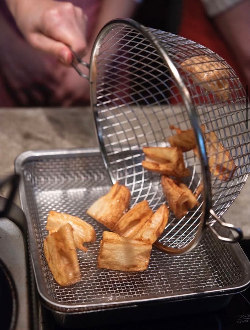 ラバーゼ 鉄揚げ鍋 22cm セット