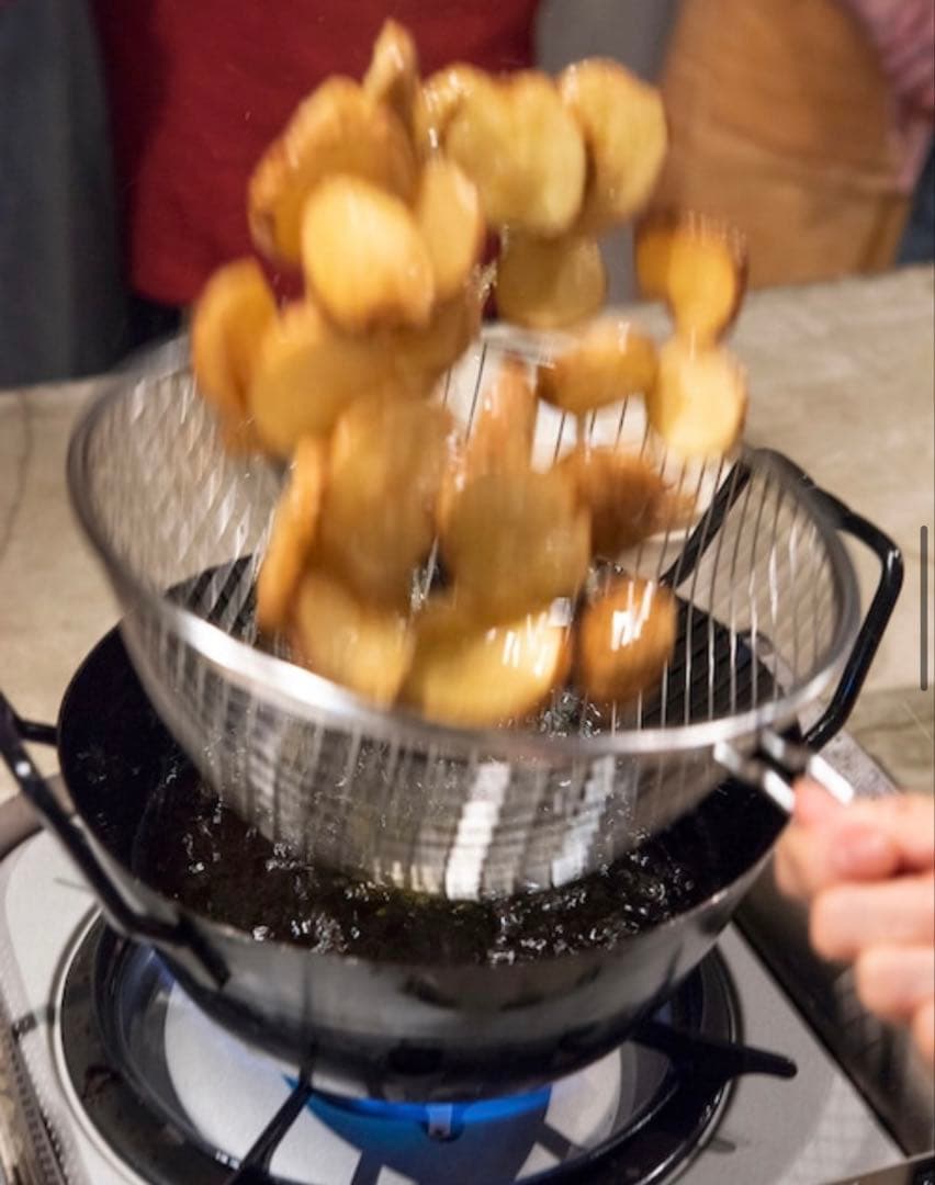 ラバーゼ 鉄揚げ鍋 22cm セット