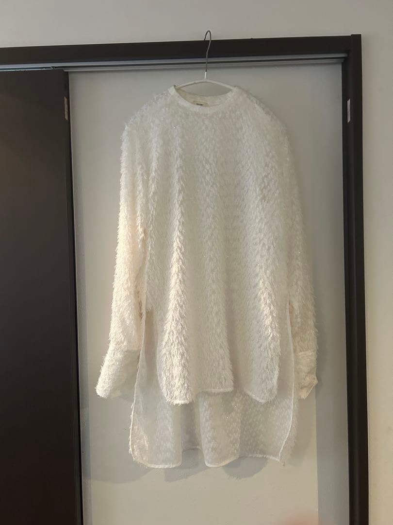 chieko+ フラッフィードレスシャツ　サイズ38