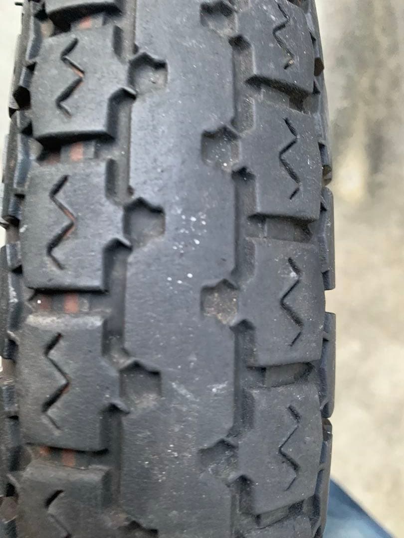 初代スーパーカブプロ50 リヤ14インチタイヤ付ホイール