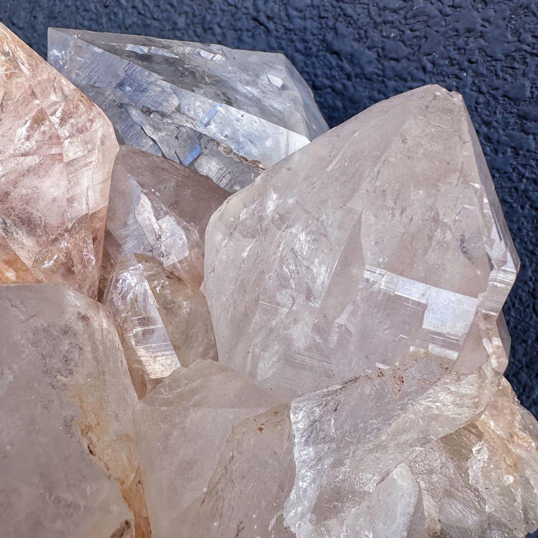 希少❗️超綺麗♡レインボー☆超強いパワー ヒマラヤ水晶 クラスター天然石A1445