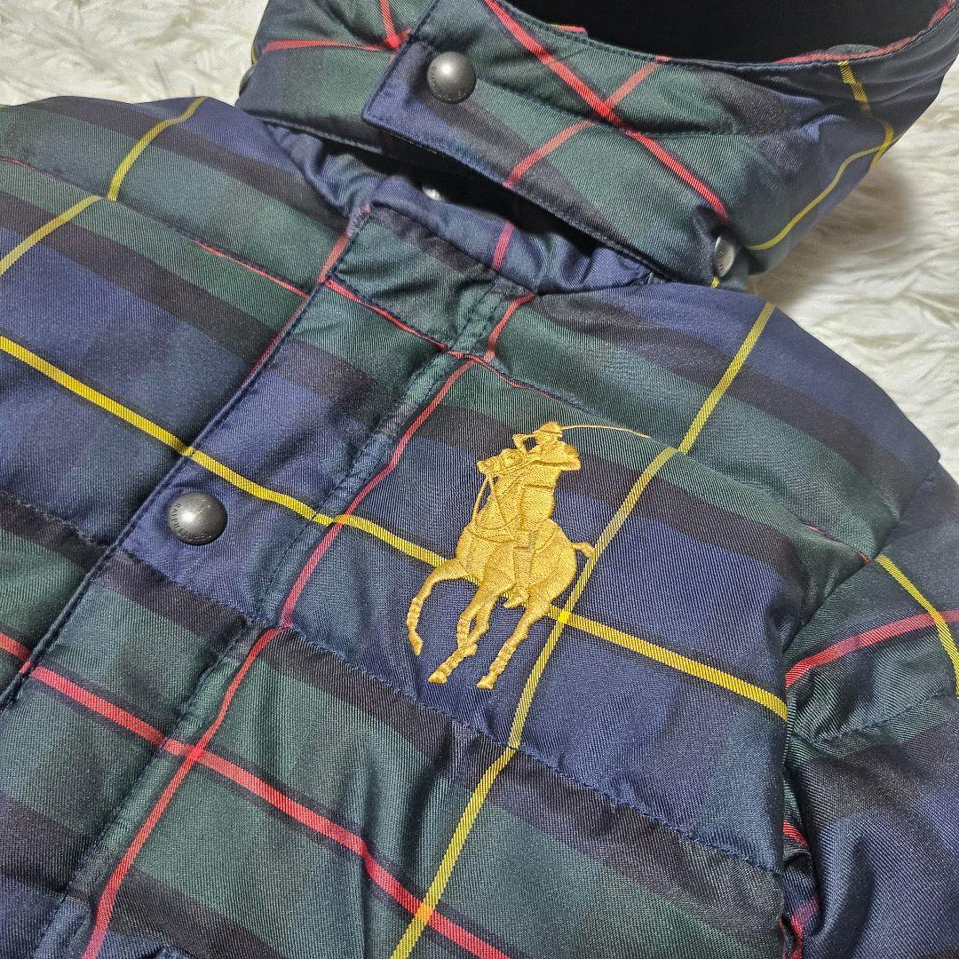 POLO RALPH LAUREN チェック ダウンジャケット 110