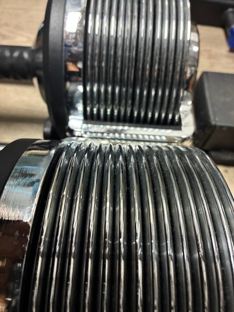 ②ライシン　メタルダンベル 32kg 可変式ダンベル 2個セット フレックスベル