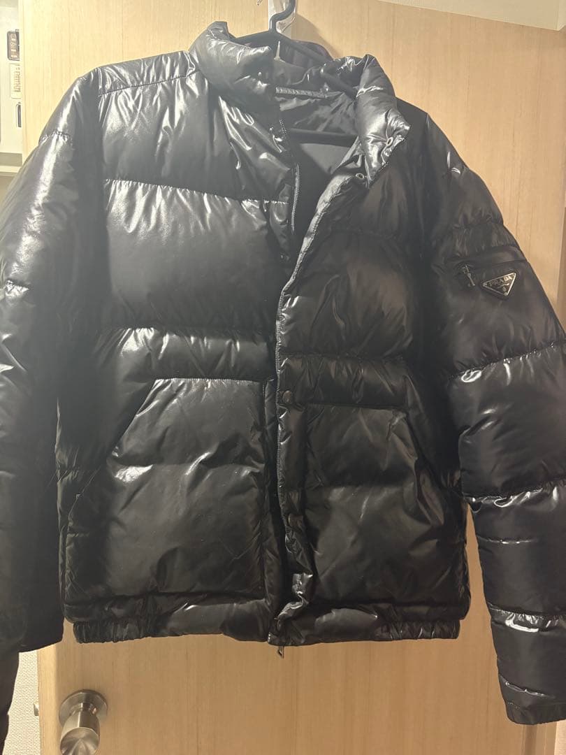 PRADA プラダスポーツ ダウンジャケット 三角プレート ロゴ サイズ50