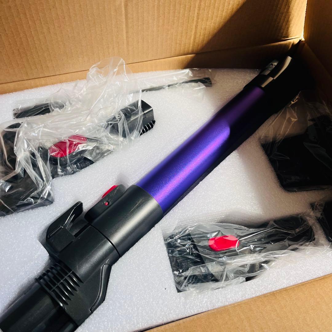 掃除機 コードレス 自立式 50000pa強吸引力 サイクロン式 低騒音　限定１