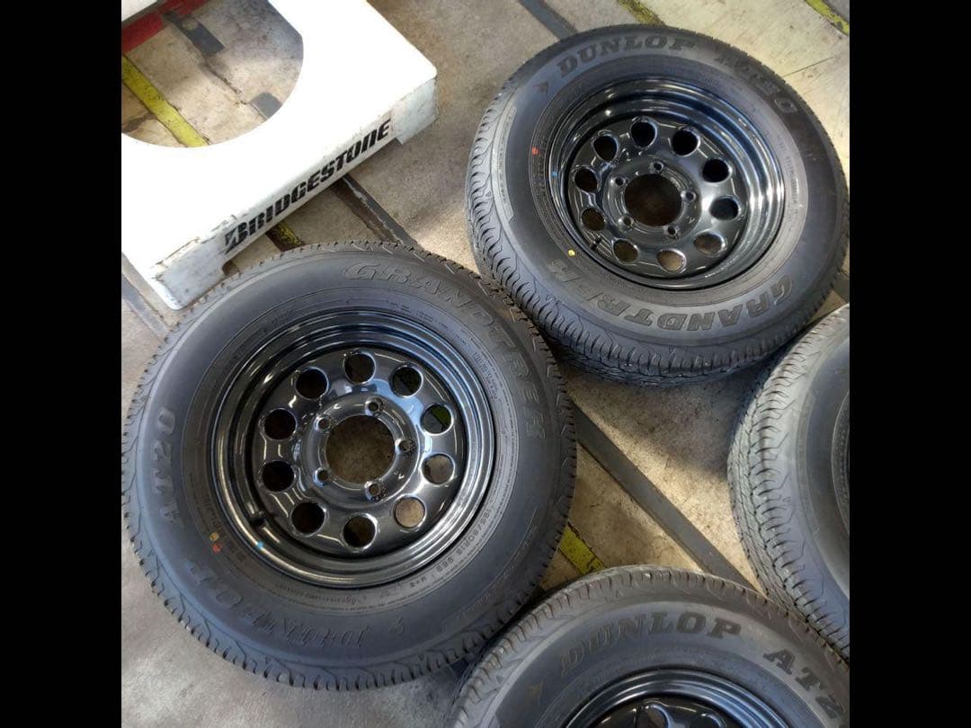 ジムニーシエラ JB74 純正 グラントレック タイヤ スチールホイールセット