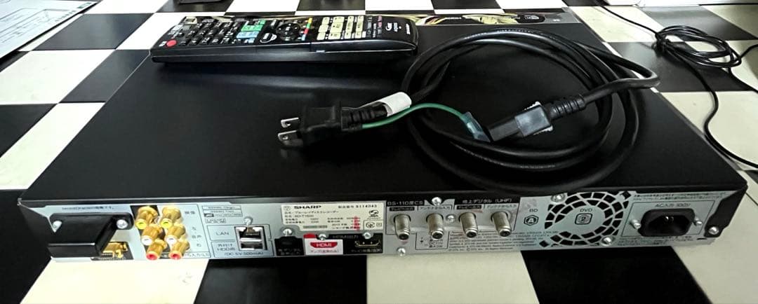 シャープ　AQUOS BD-T1500 ブルーレイレコーダー ジャンク