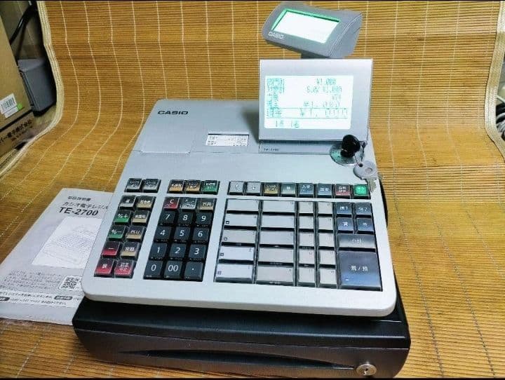 カシオレジスター　TE-2700　フル設定込み　PC連携　799000