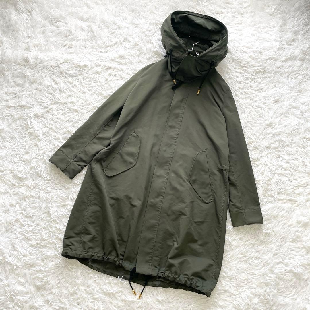 THE RERACS ザリラクス モッズコート ロング カーキ 36