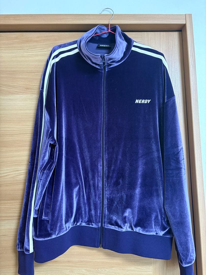 NERDY ジャージ　セットアップ　パープル　L size