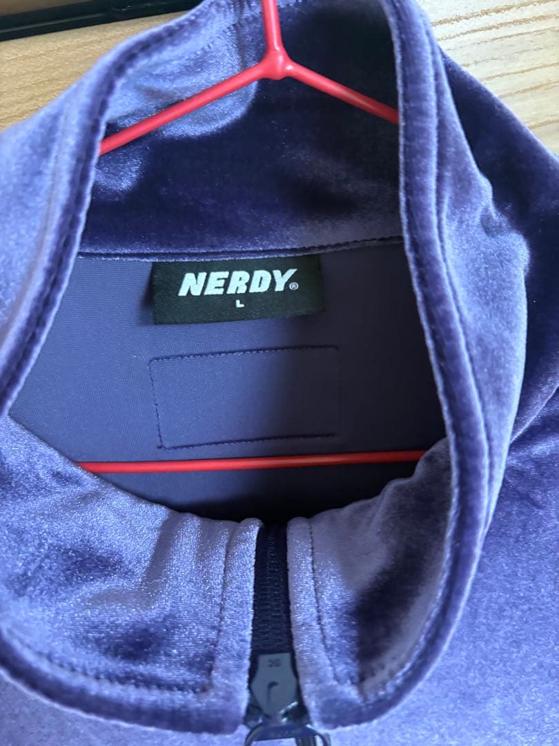 NERDY ジャージ　セットアップ　パープル　L size