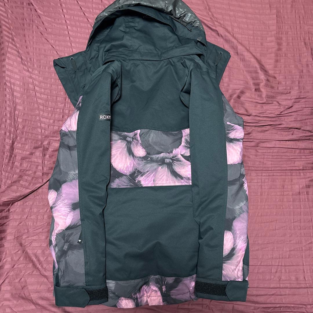 ROXY スノーボードウェア ブラック/ピンク M 上のみ