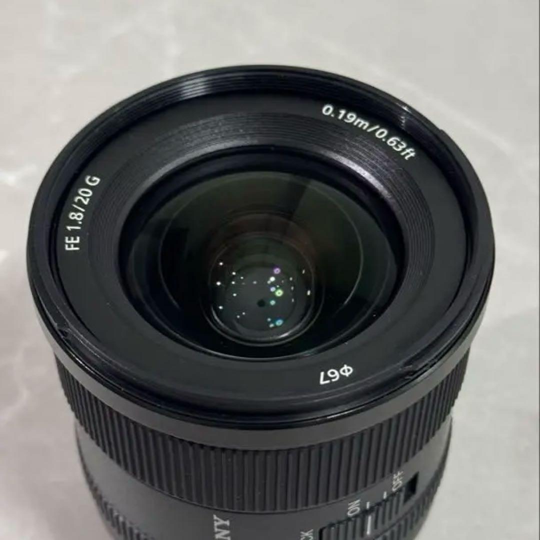 【美品】 SONY 20mm F1.8 SEL20F18G フィルター付き