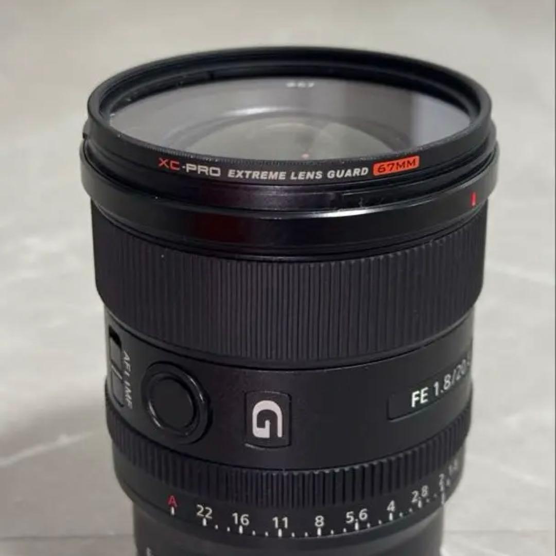 【美品】 SONY 20mm F1.8 SEL20F18G フィルター付き