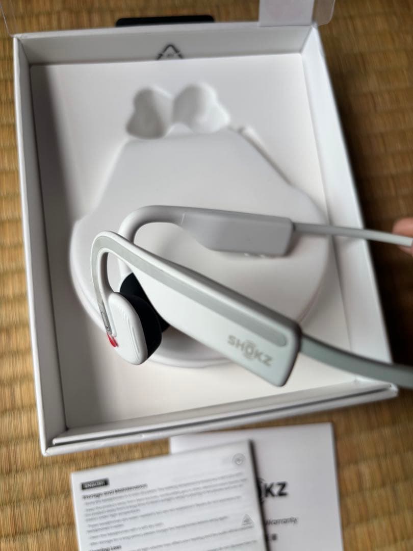 Shokzショックス骨伝導ワイヤレスヘッドホン AFT-EP000023ホワイト
