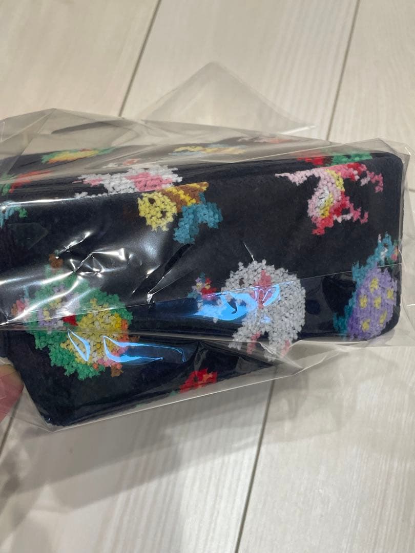 フェイラー　ファンキーフォーチュン　ミニキューブバッグ　ネイビー　神崎恵コラボ