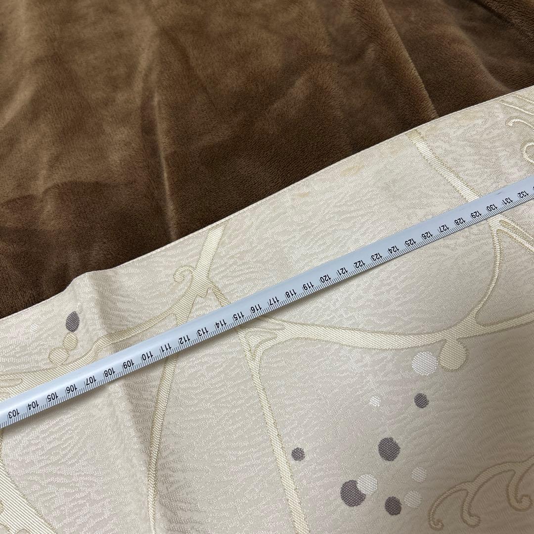 袋帯 洒落袋帯 西陣織 六通 アイボリー