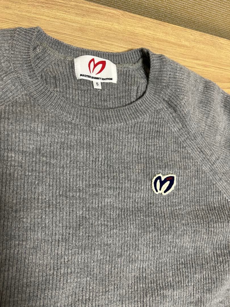 MASTER BUNNY EDITION グレー　セーター size.5
