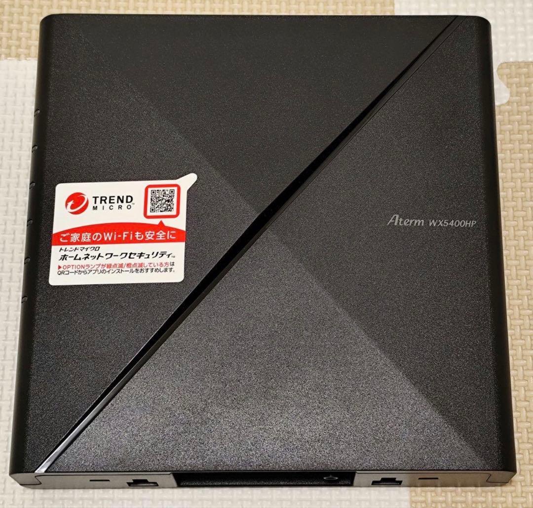 NEC Aterm PA-WX5400HP 美品 付属品完備 Wi-Fi6対応
