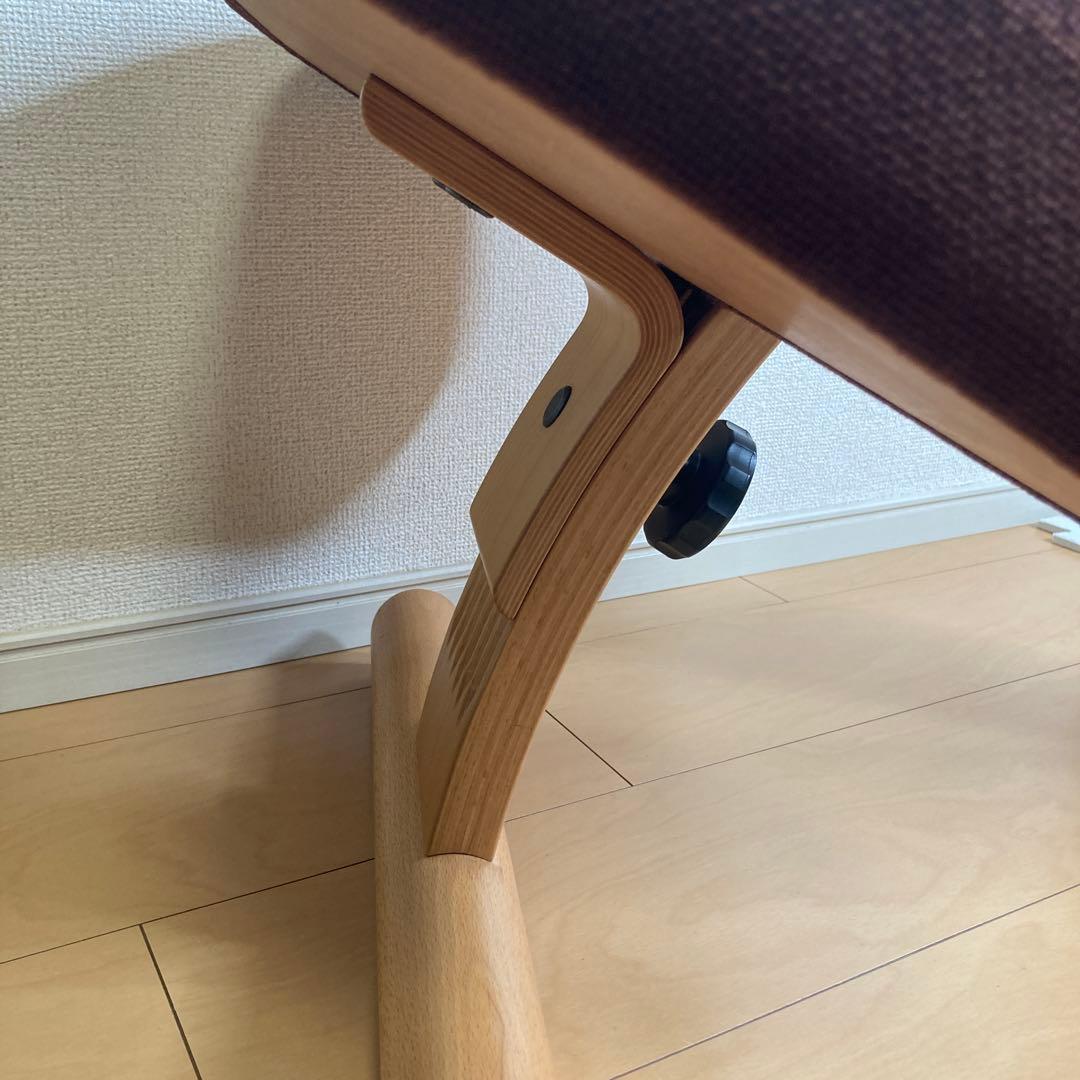 サカモトハウス バランスチェア バランスイージー 天然木 ブラウン