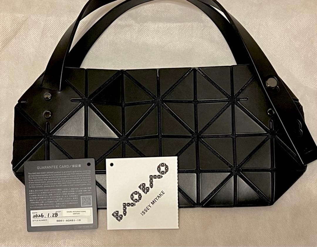 BAOBAO ISSEYMIYAKE BOSTON　MATTE BLACK 新品