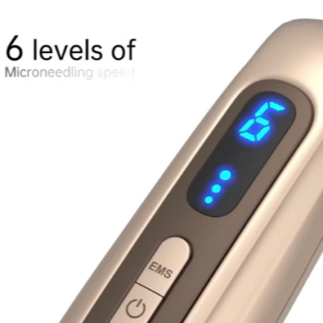 ao 最新EMS付きマイクロニードルペンとチップ30個付き