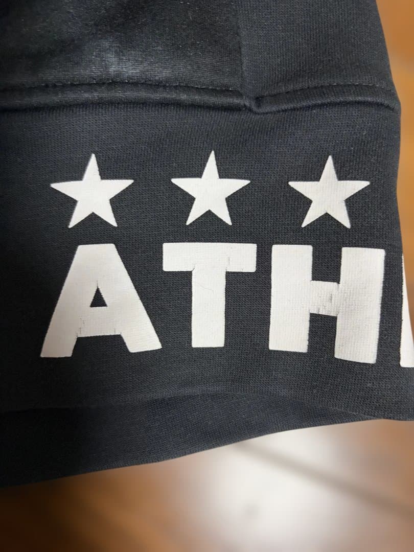 帝京長岡　ATHLETA タイダイ柄 フード付きスエットパーカー上下セット