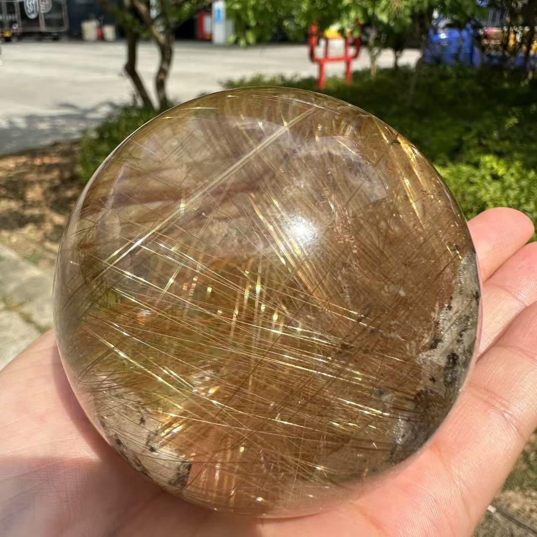 ⭐︎【極上品】タイチンクオーツ 置物 70mm