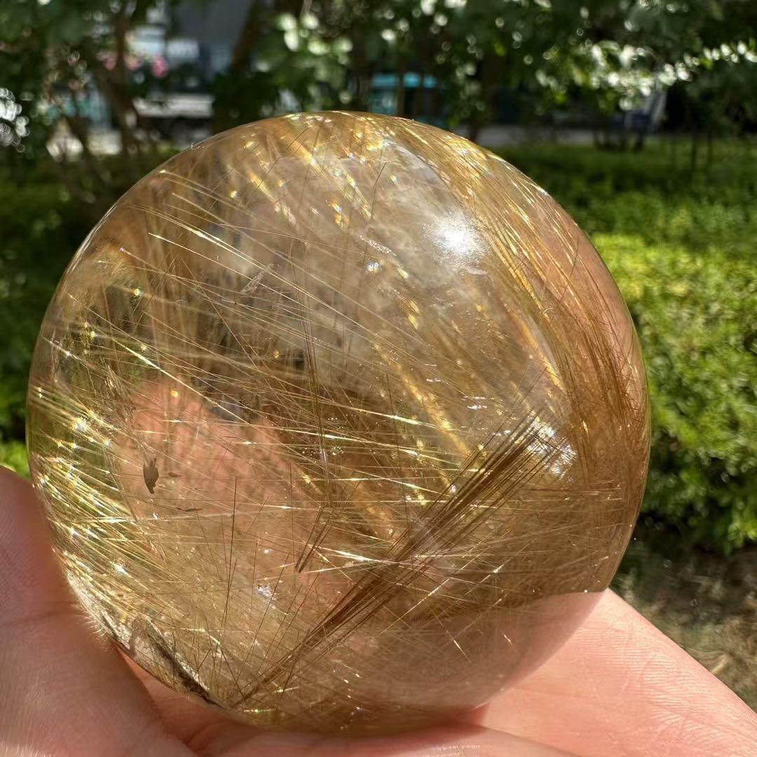 ⭐︎【極上品】タイチンクオーツ 置物 70mm