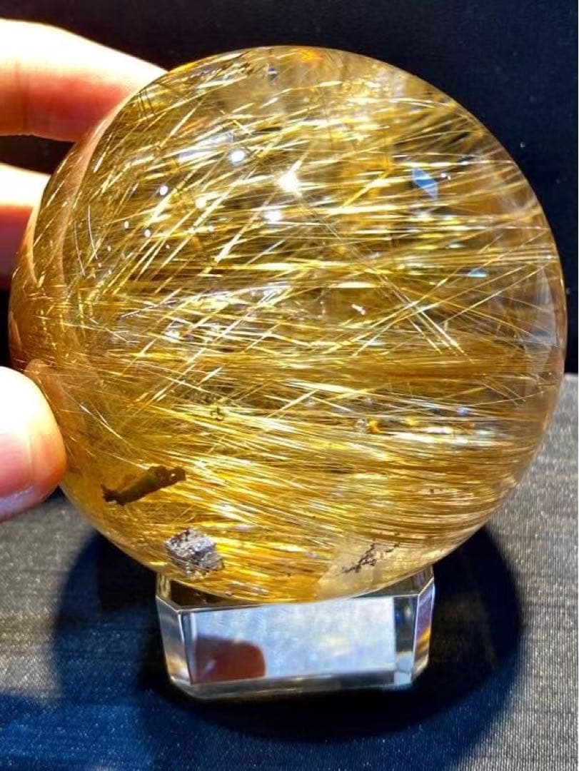 ⭐︎【極上品】タイチンクオーツ 置物 70mm