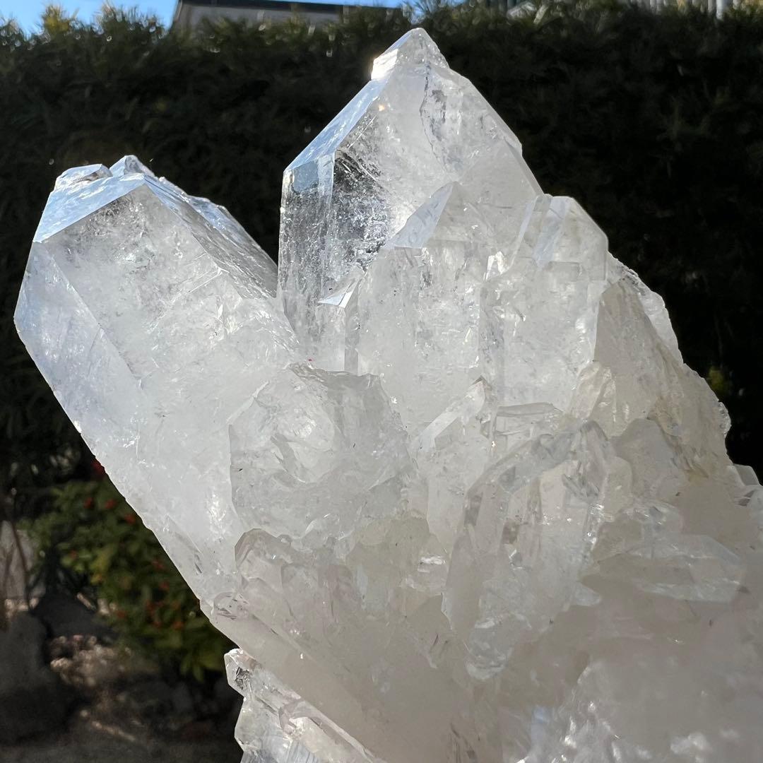 ✳️極みの美麗水晶✨超絶キラキラ✨極上別格品 レインボー 水晶クラスター 天然石