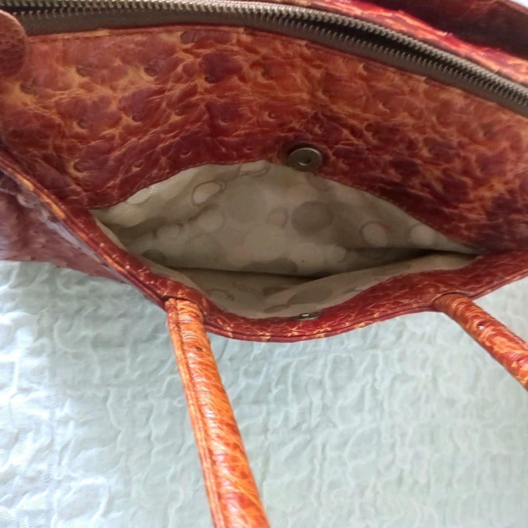 IBIZA/イビザ　希少✨️　オーストリッチ　特殊染め加工　バッグ