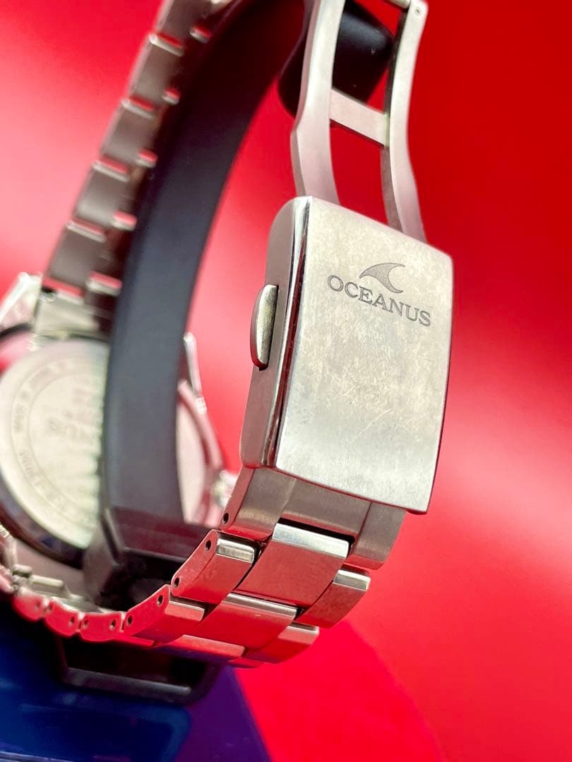 オシアナス　CASIO T2600 電波ソーラー　メンズ　腕時計