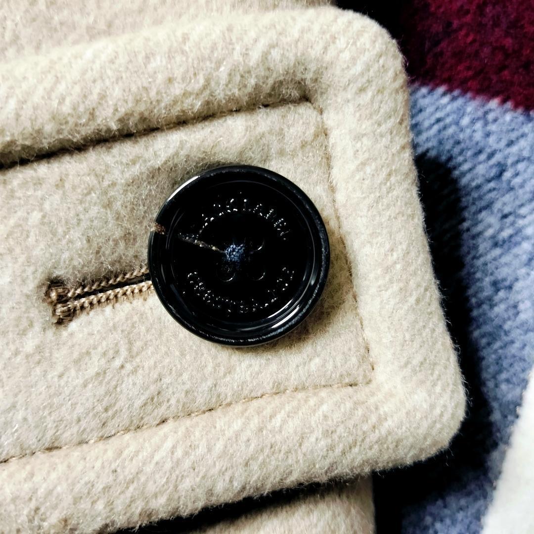 【美品】ブラックレーベルクレストブリッジ チェック 総柄 ダッフルコート M