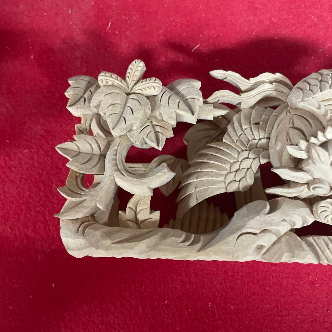 板敷山と松竹梅と鳳凰の欄間