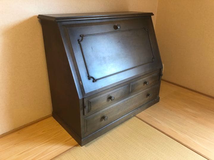 【お写真追加しました☆】和アンティーク机・棚