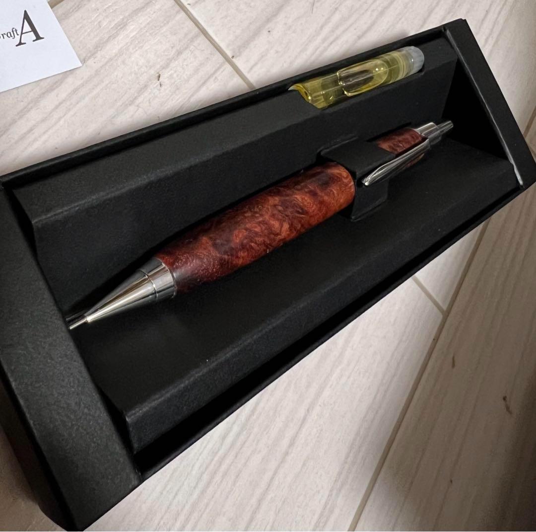 ＜クラフトA/クラフトエー＞メカニカルペンシル　本カリン瘤　ＭＰ２０２