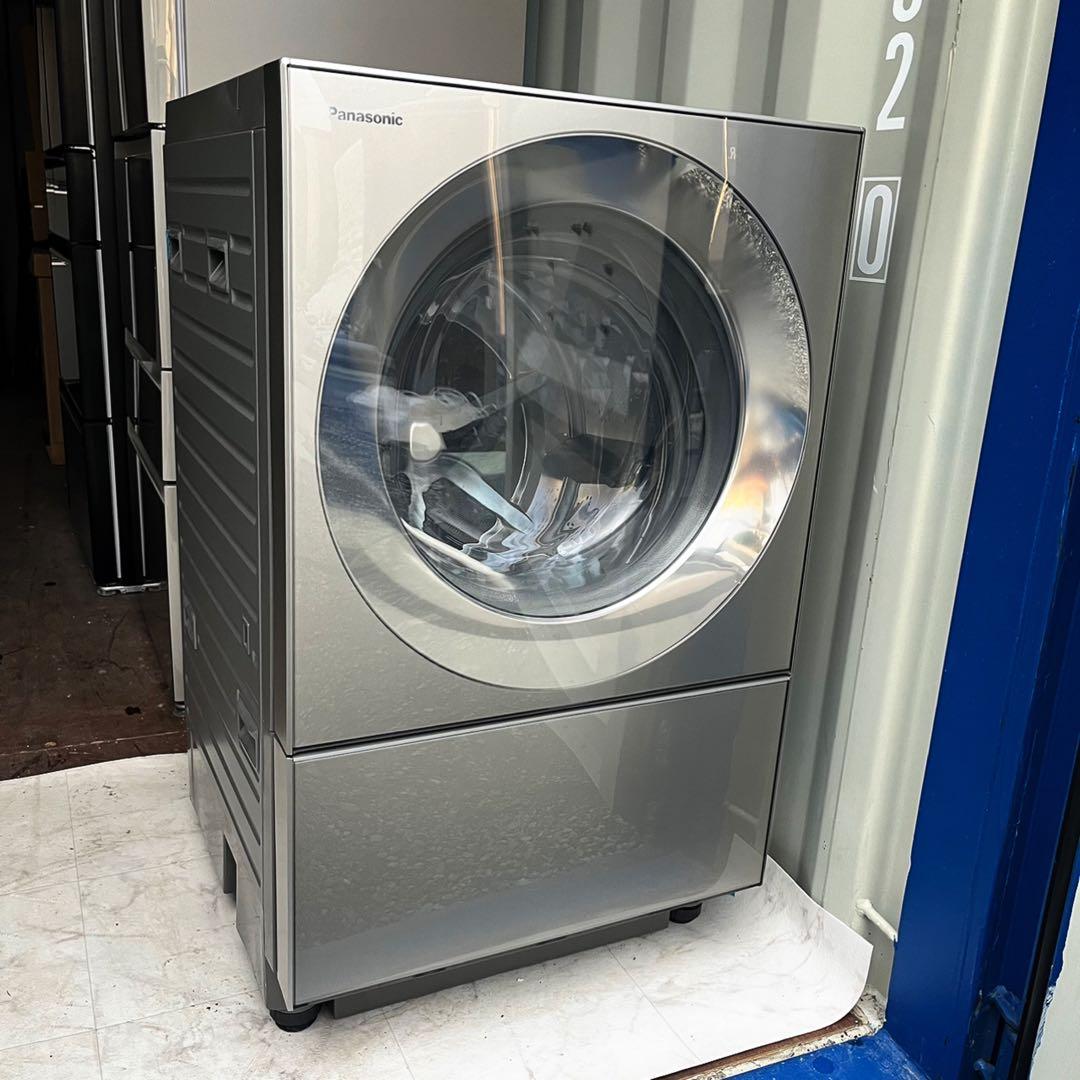 取付無料！パナソニックcuble洗剤自動投入・熱乾燥搭載シルバー洗濯機！冷蔵庫