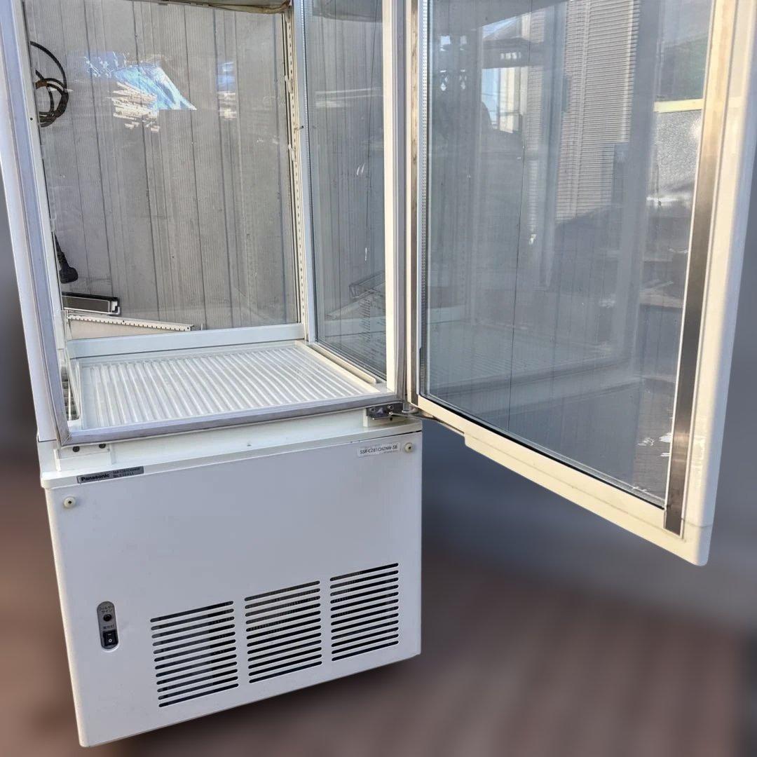 Panasonic 冷蔵ショーケース 4面ガラス 冷温タイプ　2ドア パススルー