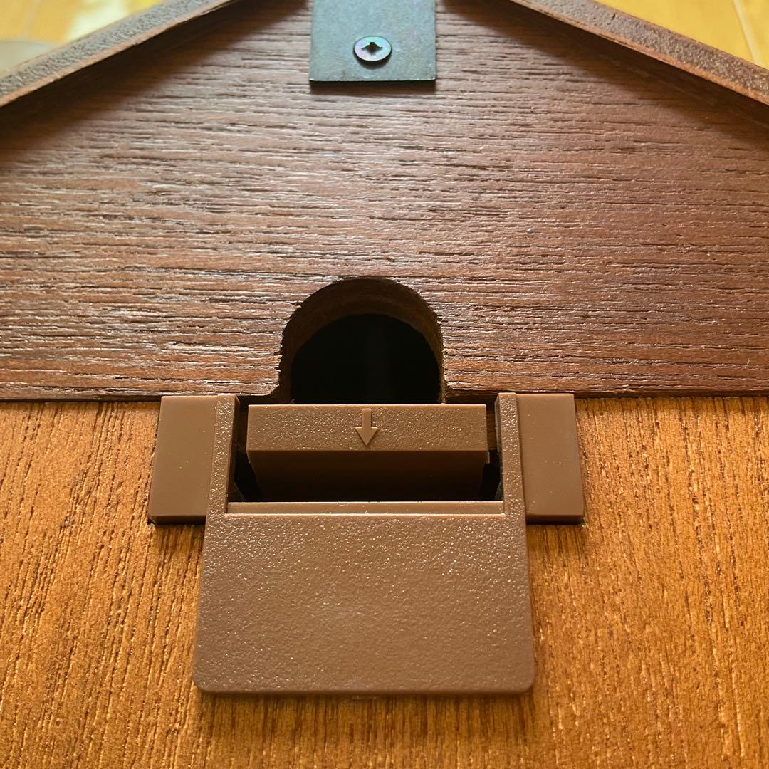 シチズン　鳩時計　木製cuckoo時計 鳥の装飾付き 昭和レトロ　カッコー時計