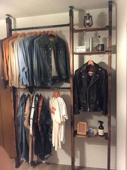 オーダーハンドメイド　ブルックリン調マルチラック