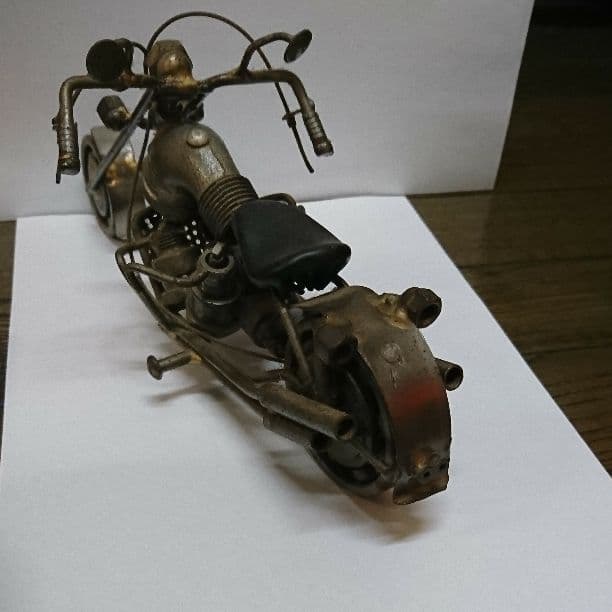 ハーレー風 バイクの置物