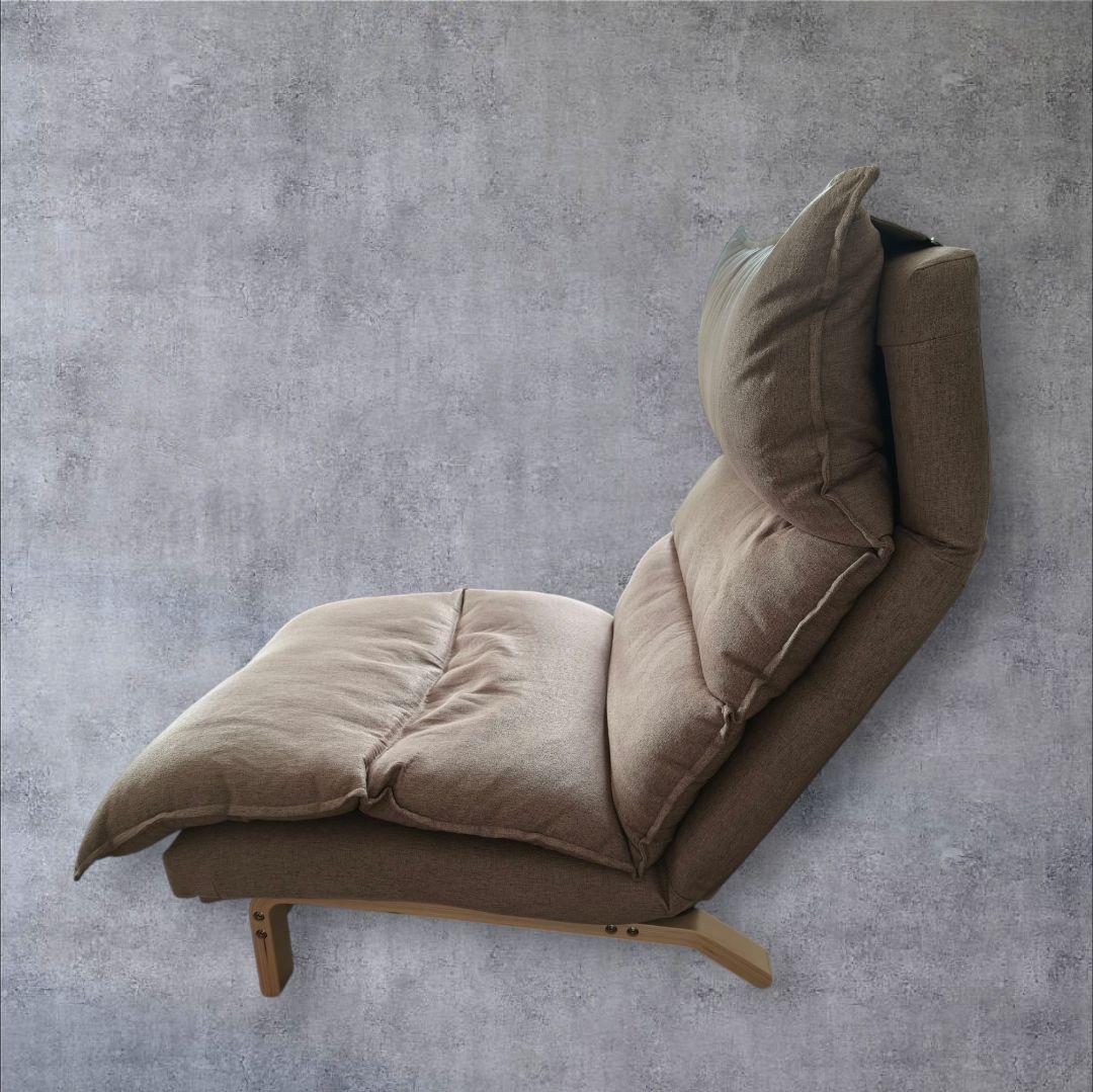 ドウシシャ　美品　リクライニング　ベージュ　一人掛けソファ　座椅子