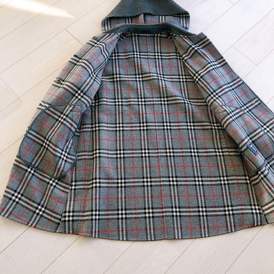 希少♦︎Burberrys ピーコート ダブルフェイス カシミア混 ウール グレー