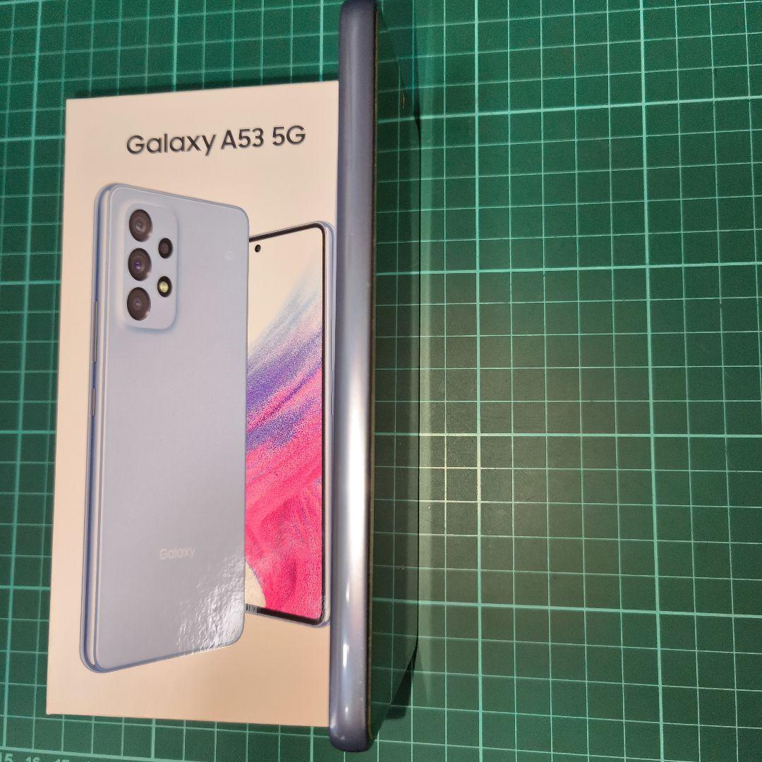 Galaxy　A53　5G　SCG15　オーサムブルー　サムスン
