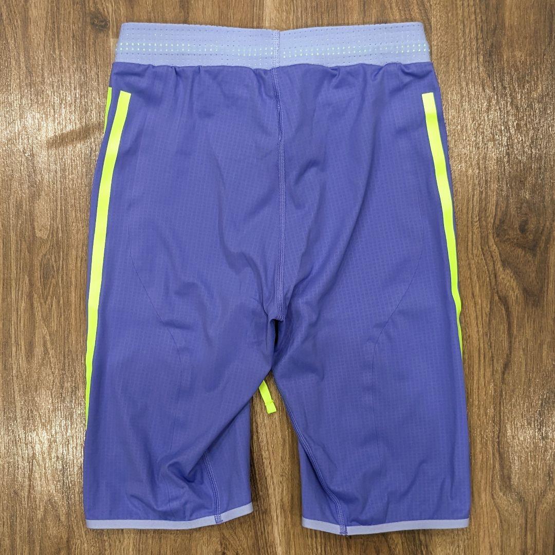 ■adidas ADIZERO Pro Elite ショートタイツ 紫M■