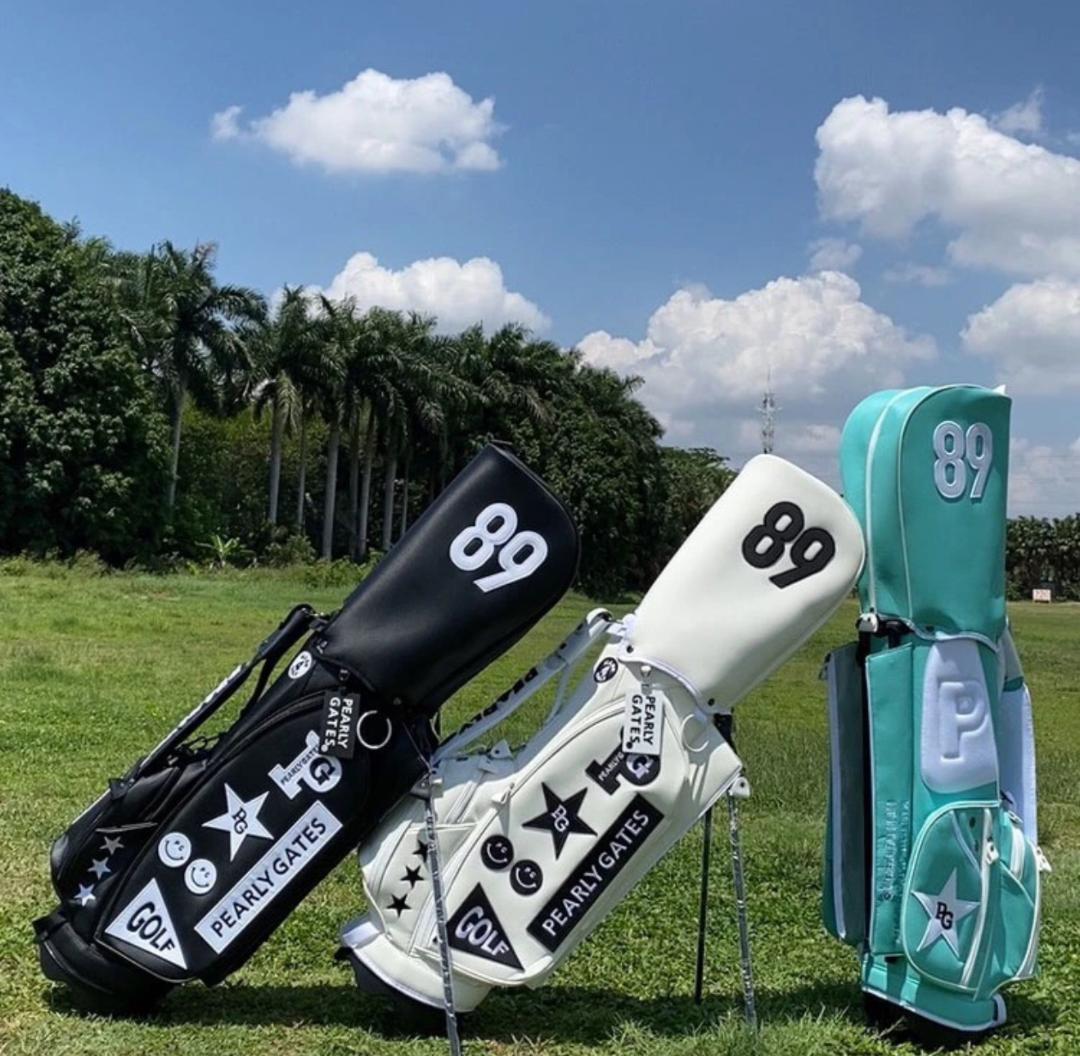 【未使用品】 PEARLY GATES ゴルフバッグ ホワイト