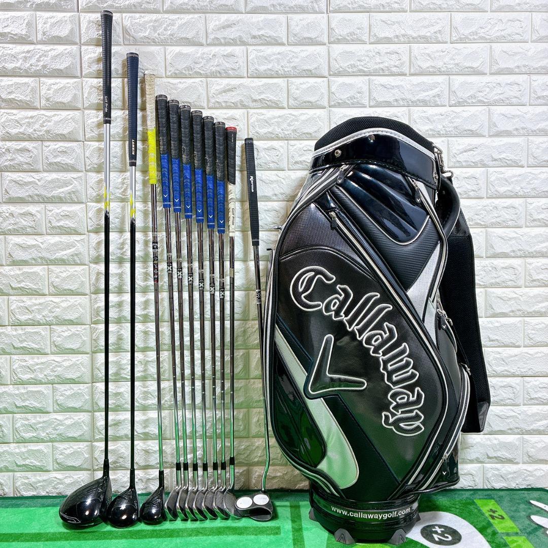 Callaway メンズ ゴルフクラブセット11本 右利き キャディバッグ付