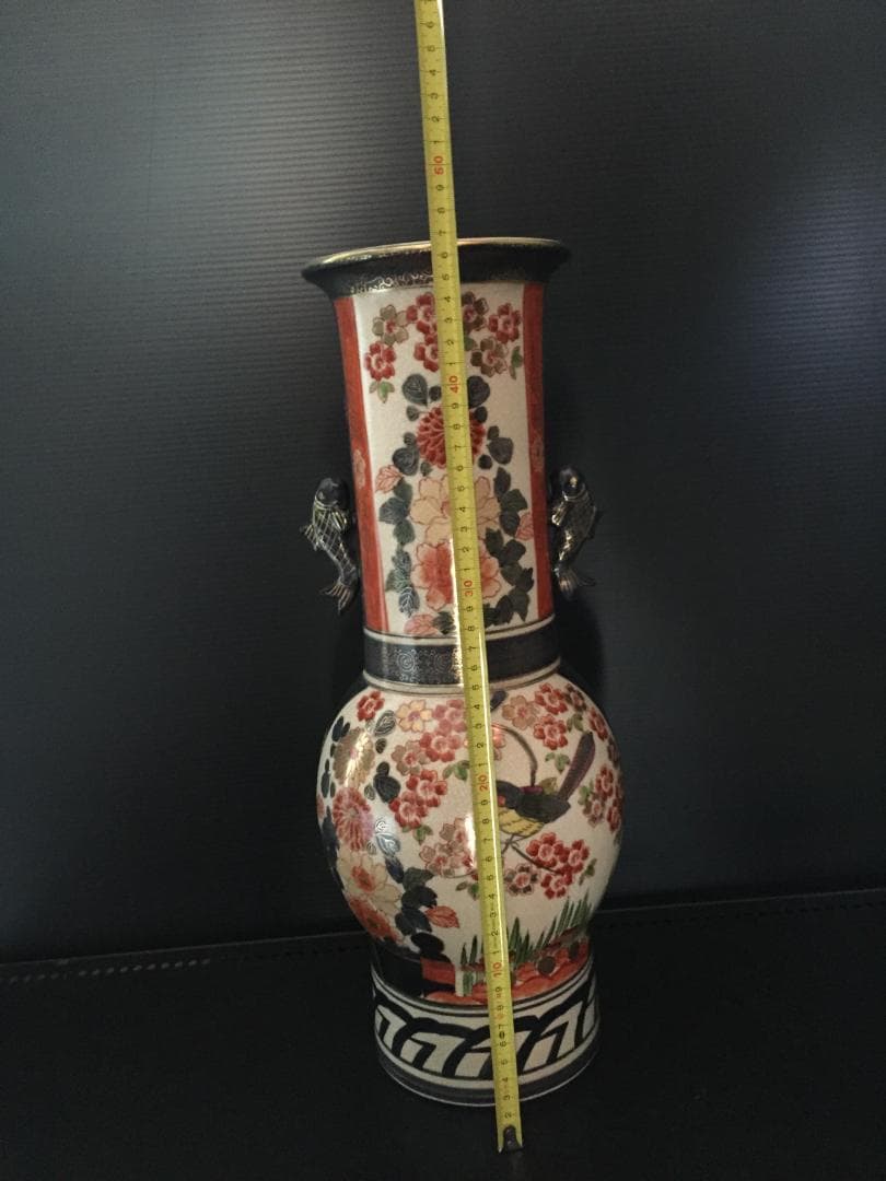 昭和レトロ　大きな花瓶　新品未使用　年代物